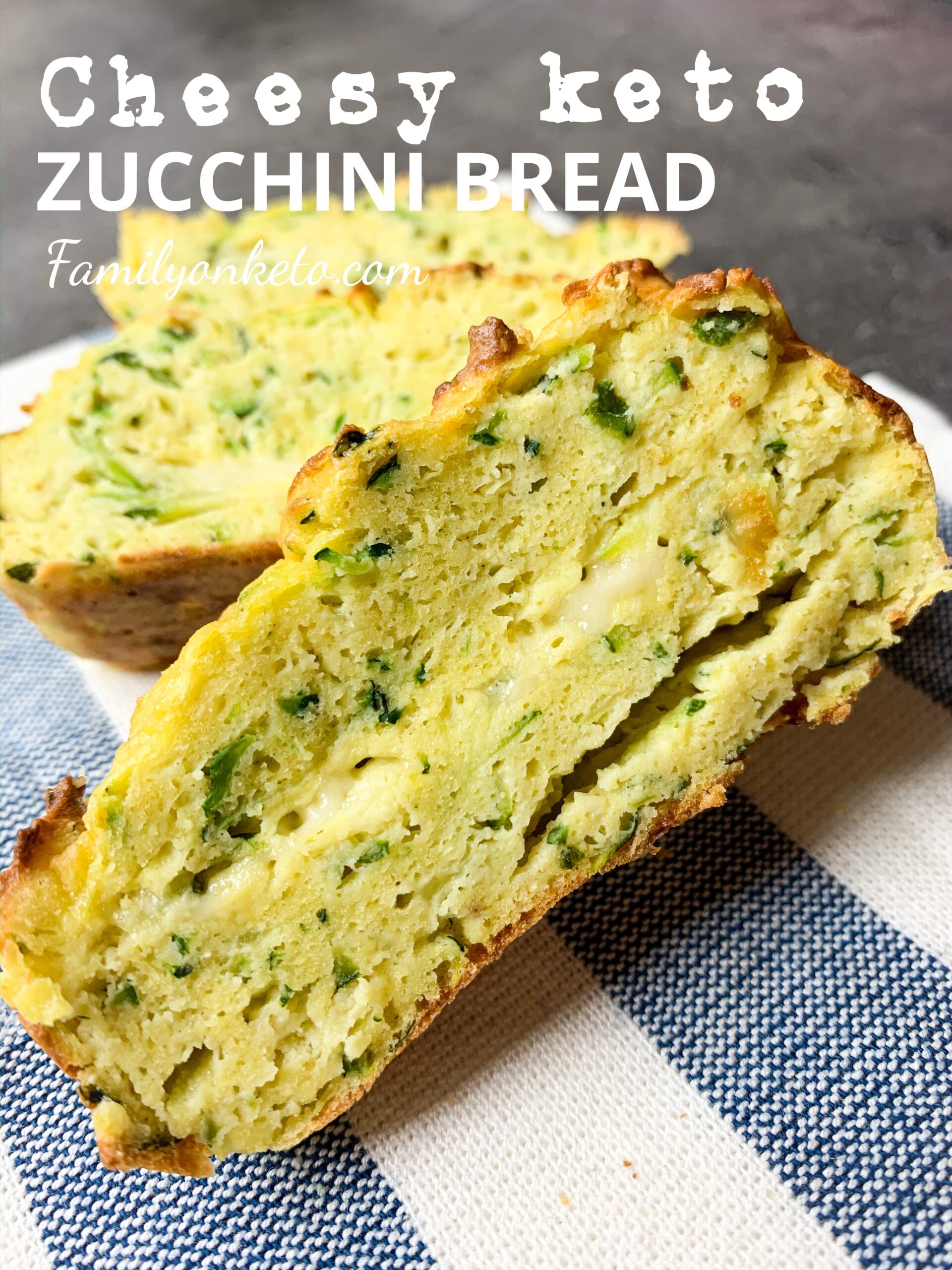 Delicious keto zucchini bread