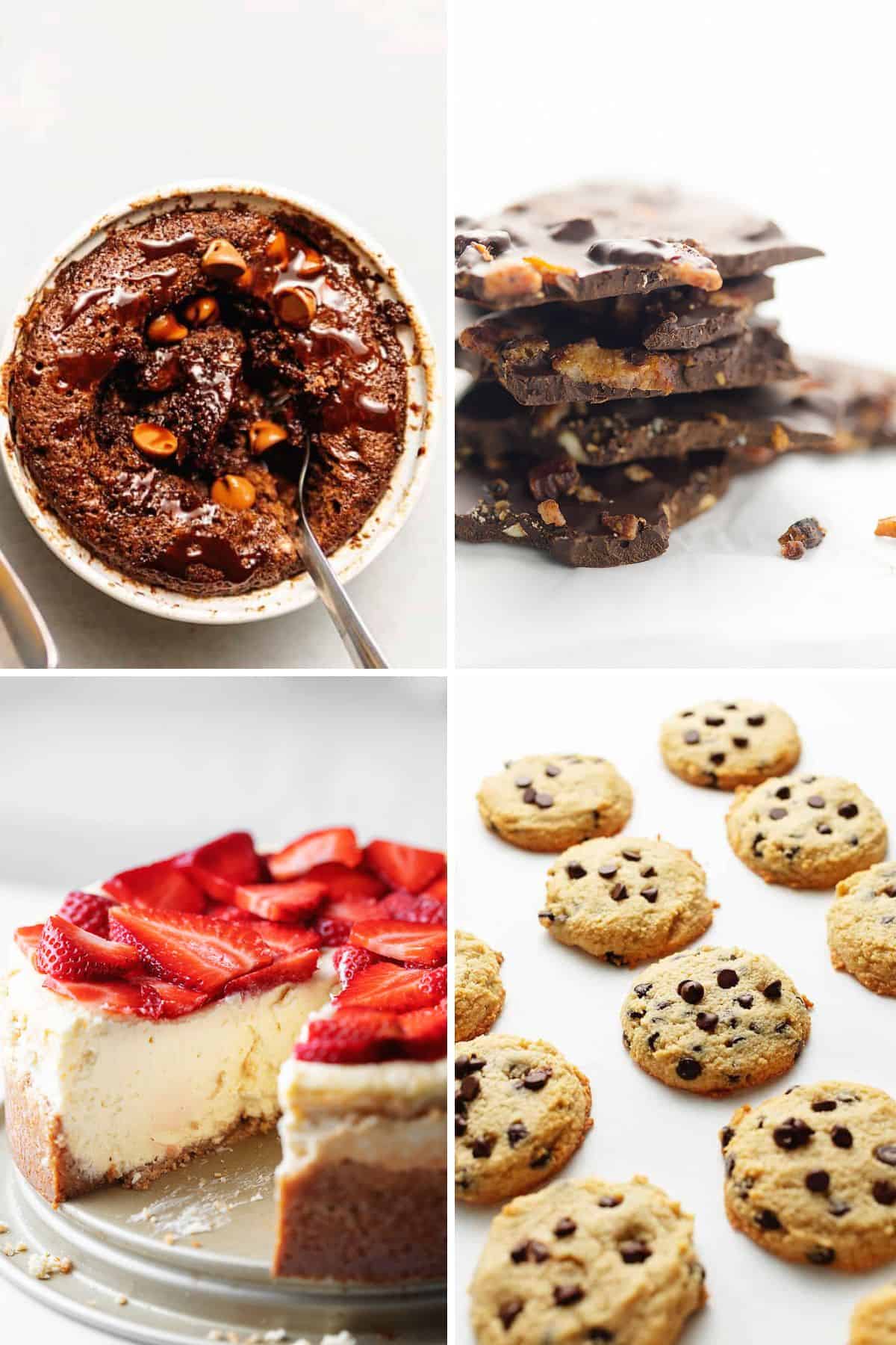 Variety of Keto Desserts